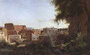 Jean Baptiste Camille  Corot The Colosseum Seen from the Farnese Gardens (mk05) oil painting picture wholesale